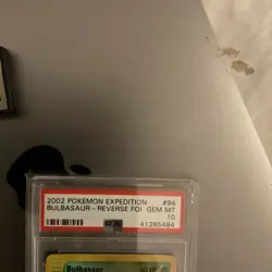 Pokemon expedition #94 reverse holo Bulbasaur extremely rare .PSA 10 GEM MINT - Image 2