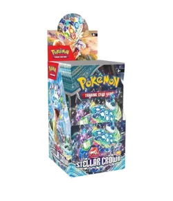 Pokemon TCG Stellar Crown Half Booster Box (18 Packs) - New & Sealed - Image 1