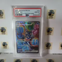 Palafin ex 151 SIR Prismatic Evolutions PSA 10 GEM MINT Pokemon TCG - Image 1