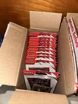 Pokemon Destined Rivals Single Pack Blister Eevee #200 Promo Lot of 32 - Image 2