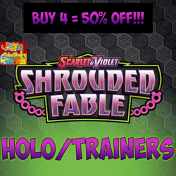Pokemon SV Shrouded Fable - Singles - Choose Your Holos/Trainers - Image 1