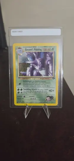 Pokemon TCG Giovanni's Nidoking Gym Challenge 7/132 Holo Unlimited Holo Rare - Image 1