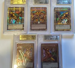 Yugioh Exodia The Forbidden One STARLIGHT 5 Card Set BLCR-EN101-104 1st Ed NM/M - Image 2