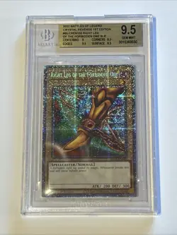 Yugioh Exodia The Forbidden One STARLIGHT 5 Card Set BLCR-EN101-104 1st Ed NM/M - Image 5