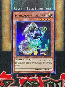 Yugioh Satellarknight Unukalhai AP07-EN005 Super Rare LP - Image 1