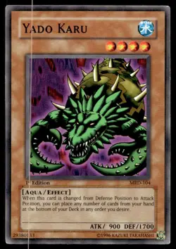 1996 Yu-Gi-Oh! 1st edition Yado Karu #MRD-104 Uncirculated NMT. - Image 1