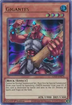 Yu-Gi-Oh Card - GFTP-EN074 - GIGANTES (ultra rare holo) - NM/Mint - Image 1