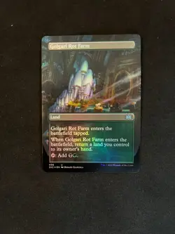 Golgari Rot Farm (Borderless) - Double Masters 2022 - Foil - NM Magic MTG Cards - Image 1
