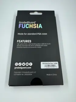 GradedGuard PSA Graded Card Case Guard Protector 3 x Fuchsia 1 x Python - Image 2