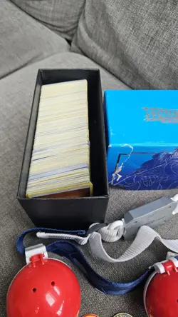 Pokemon Bundle - Cards, Sleeves, Tin, clip & go Belt, pokeBalls - Image 2