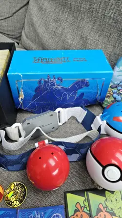 Pokemon Bundle - Cards, Sleeves, Tin, clip & go Belt, pokeBalls - Image 3
