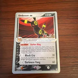 Pokemon Card 2006 World Championship Decks Umbreon EX Jimmy Ballard 112/115 LP 3 - Image 1