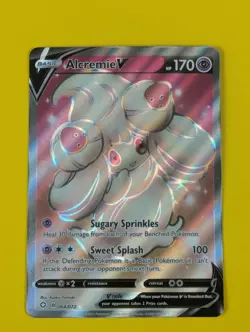 Alcremie V - 064/072 - Full Art Ultra Rare Shining Fates - Pokemon Card - NM - Image 1