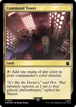 ~ Command Tower (0857) (Surge Foil) ~ NM Foil ~ ~ MTG ~ - Image 1