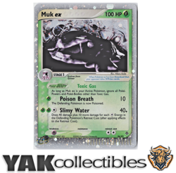 Muk ex 96/97 EX Dragon - Holographic Rare Pokemon Card boxsb1 - Image 1