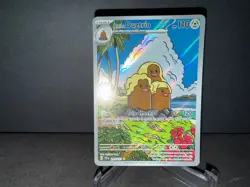 Alolan Dugtrio 208 Pokemon Surging Sparks Illustration Rare Full Art Card NM+ - Image 1