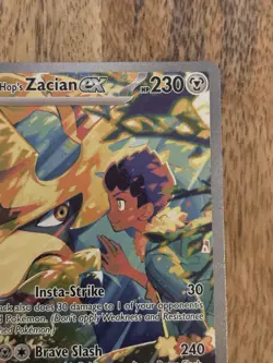 Hops Zacian EX 186/159 Journey Together Pokemon Card Holo - Image 4