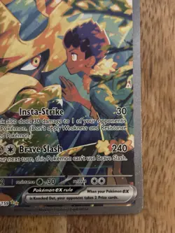 Hops Zacian EX 186/159 Journey Together Pokemon Card Holo - Image 5