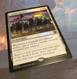 Cathars' Crusade FOIL - Innistrad Remastered - Rare - NM (see pics) - Image 3