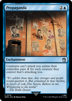 Propaganda #219 | Near Mint | Doctor Who Magic MTG - Image 1