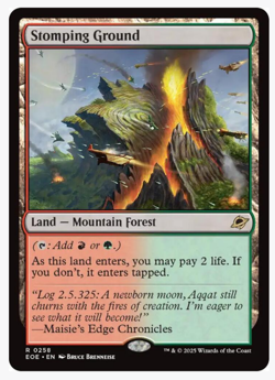 Stomping Ground (Non-foil) Edge of Eternities 0258 Rare MTG - Image 1