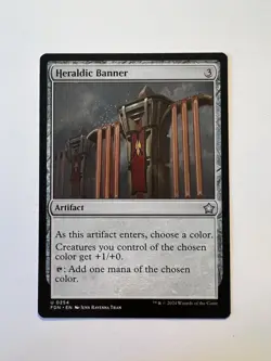 Heraldic Banner - MTG Foundations - NM - Image 1