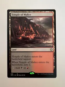 Temple of Malice - MTG Dominaria United: Commander - NM - Image 1