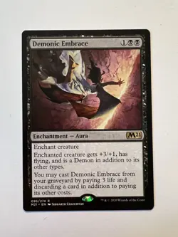 Demonic Embrace - MTG Core Set 2021 - NM - Image 1