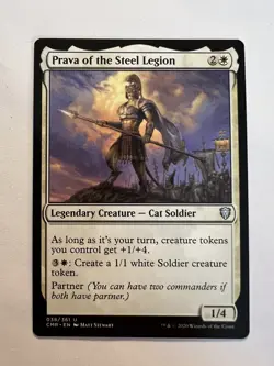Prava of the Steel Legion - MTG Commander Legends - NM Legendary Creature - Image 1