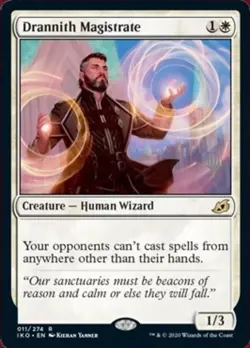 MTG Drannith Magistrate - Foil - Promo Pack, Promo Pack, Near Mint, English - Image 1