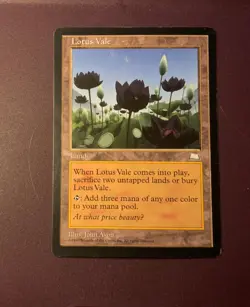 MTG Lotus Vale Weatherlight English Rare "Hot" - Image 1