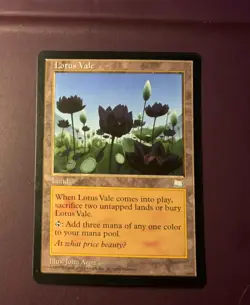 MTG Lotus Vale Weatherlight English Rare "Hot" - Image 2