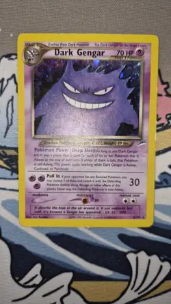Dark Gengar 6/105 Neo Destiny Holo Ultra Rare Pokemon MP TCG WOTC Vintage - Image 1