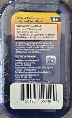 Lot of 3 Pokemon TCG Kanto Power Mini Tin L24 {Mew And Psyduck} NEW / SEALED - Image 2