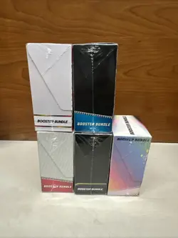 Lot Of 5 Pokemon Booster Bundle S n V 151 Black Bolt White FLARE Prismatic MeGA - Image 2