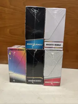 Lot Of 5 Pokemon Booster Bundle S n V 151 Black Bolt White FLARE Prismatic MeGA - Image 3