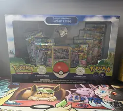 Pokemon TCG: Pokemon GO Radiant Eevee Premium Collection Factory Sealed - NEW! 820650850523 - Image 1