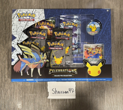 Pokemon TCG Celebrations Deluxe Pin Collection Box Zacian Lv X - Sealed - Image 1