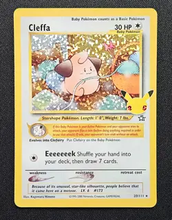 Cleffa 20/111 Celebrations 25th Anniversary Holo Rare Classic Collection Pokemon - Image 1