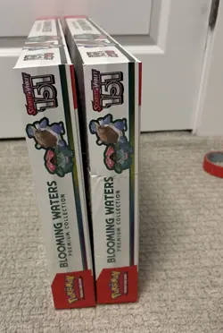 2x lot Pokemon Scarlet & Violet 151 Blooming Waters Premium Collection - SEALED - Image 4
