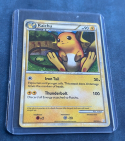 Raichu 10/123 Pokemon: Heart Gold & Soul Silver 2010 Holo - Image 1