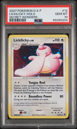 PSA 10 Gem Mint Lickilicky Pokemon Secret Wonders 12/132 Holo Bleed - POP 13 - Image 1