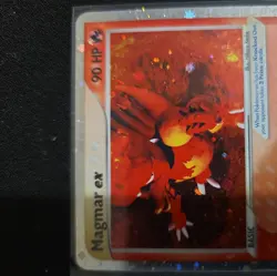 Magmar ex 100/109 Holo Rare Pokemon TCG Ruby & Sapphire 2003 E Reader Holo LP - Image 3