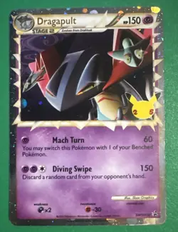 Dragapult SWSH132 Promo Holo Celebrations 25th Pokemon NM Rare Swirl - Image 1