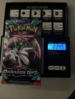 Heavy 22.49g Pokemon Sealed Paradox Rift Booster Pack - Image 1
