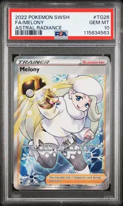 2022 POKEMON SWORD & SHIELD ASTRAL RADIANCE #TG26 FULL ART/MELONY PSA 10 - Image 1