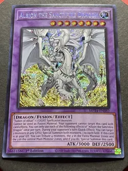 Albion The Sanctifire Dragon | MP24-EN082 | Prismatic Secret Rare | NM | YuGiOh! - Image 3