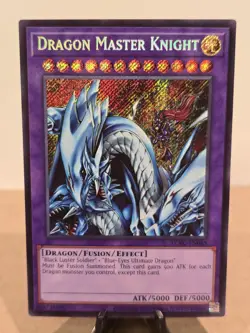 Dragon Master Knight LCKC-EN065 Unlimited Secret Rare NM - Image 1