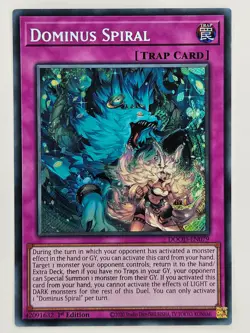 Yu Gi Oh - DOOD-EN079 Dominus Spiral - Secret Rare - Image 1