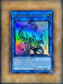 Yugioh Infinitrack Goliath MP20-EN215 Ultra Rare 1st Ed LP - Image 1